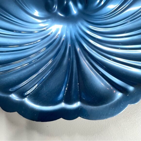 McClelland Barclay by Dodge Aluminum Shell Decorative Dish with Grape Clusters - Picture 14 of 15